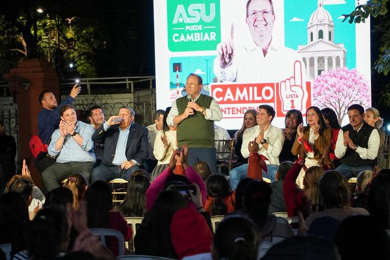 Camilo convoca a ganar por amplio margen en Asunción