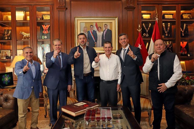Cartes y referentes colorados avanzan en la coordinación para las municipales