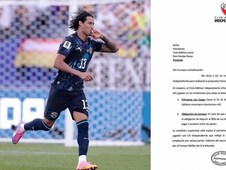 Lanús cotizó alto a José Canale tras la pobre propuesta de Independiente