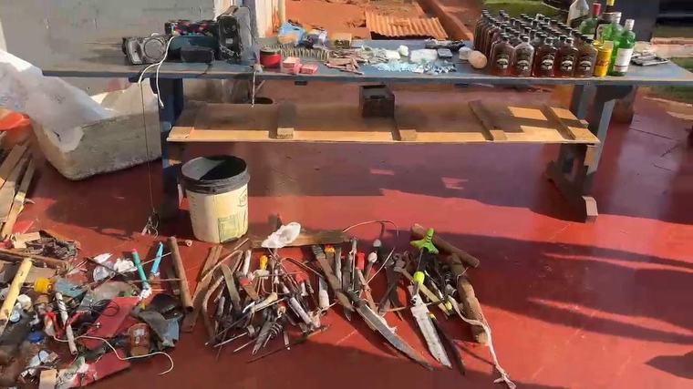 Requisa en pabellones del PCC de la Penitenciaría Regional de Pedro Juan Caballero