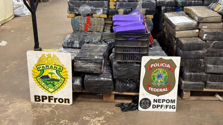 Incautan 376 kilos de marihuana proveniente de Paraguay en Foz de Iguazú