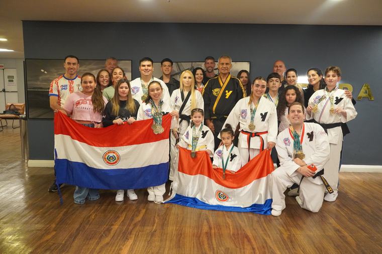 MAS Warriors conquista 40 podios y lleva a Paraguay a lo más alto en Brasil