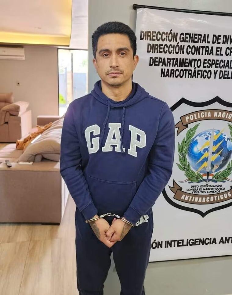 Exsecretario de Marset fue capturado este domingo en Cordillera