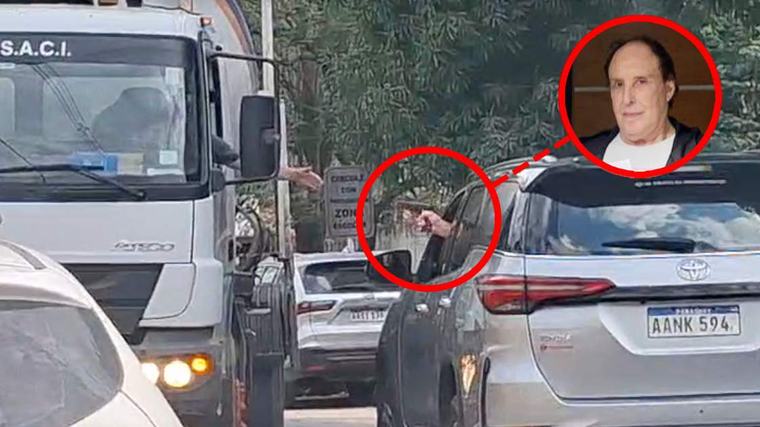 Digemabel identifica y localiza a empresario que amenazó con pistola a camionero
